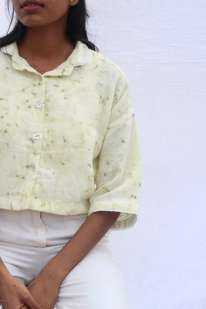 FLORA ECO PRINT SHIRT