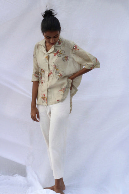 HAND PAINTED MULTICOLOUR OVERSIZED SHIRT