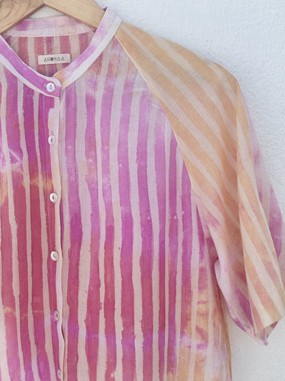 MULTICOLOURED STRIPE SHIRT