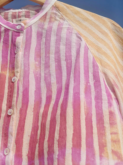 MULTICOLOURED STRIPE SHIRT