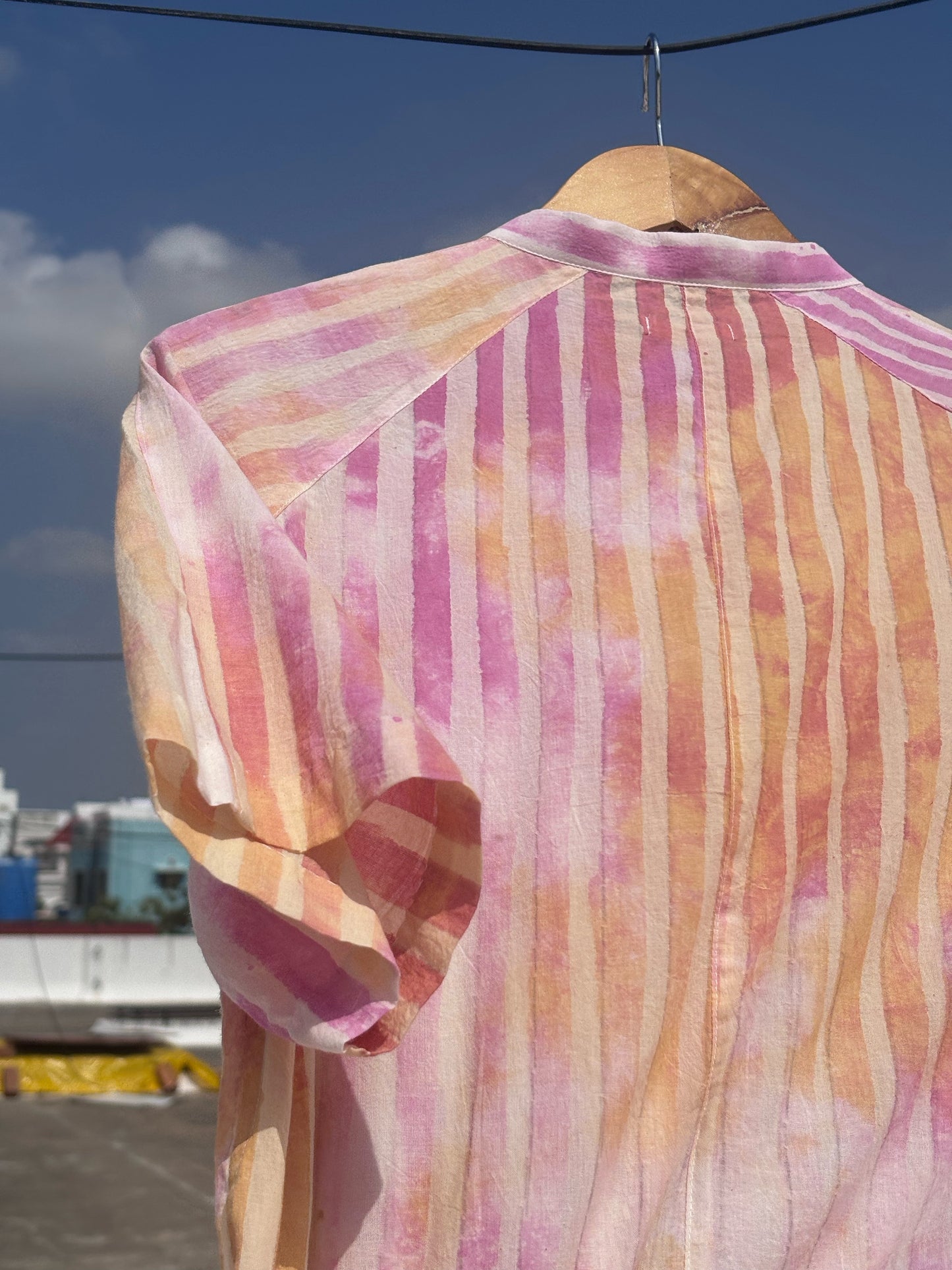 MULTICOLOURED STRIPE SHIRT