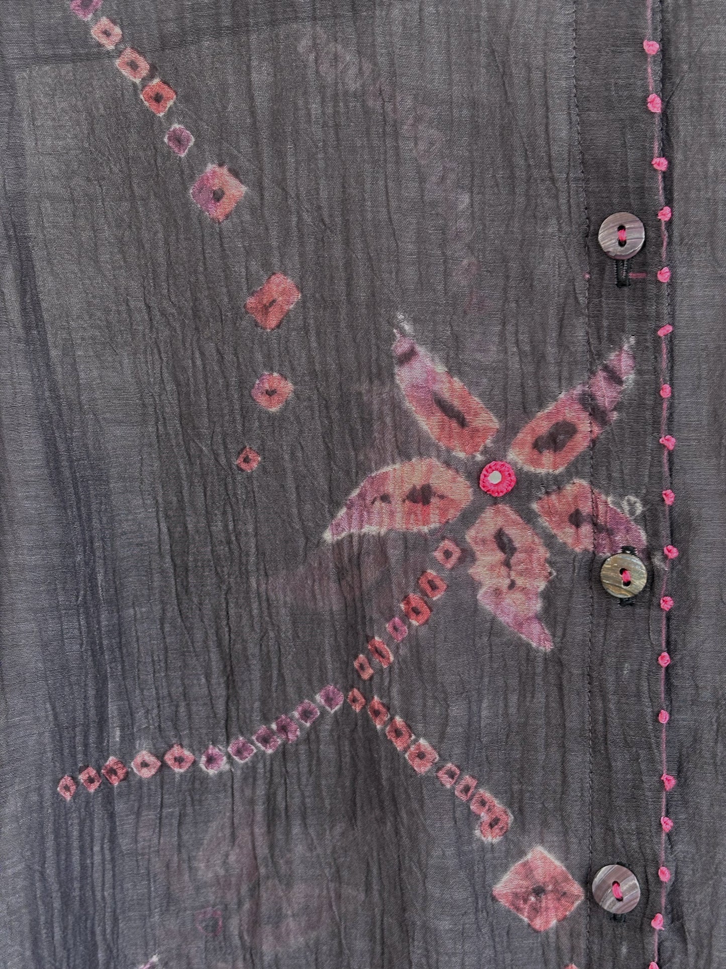 FLORAL SHIBORI SHIRT
