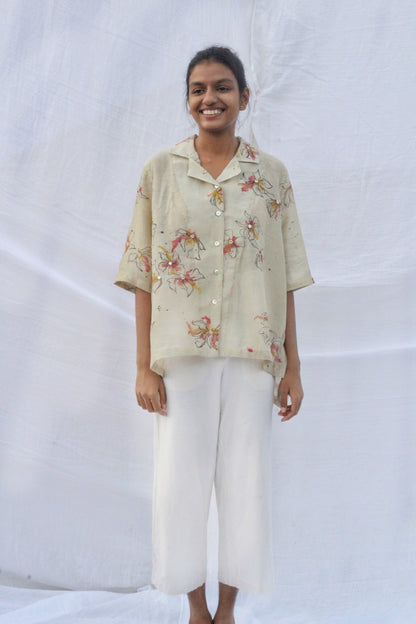 HAND PAINTED MULTICOLOUR OVERSIZED SHIRT