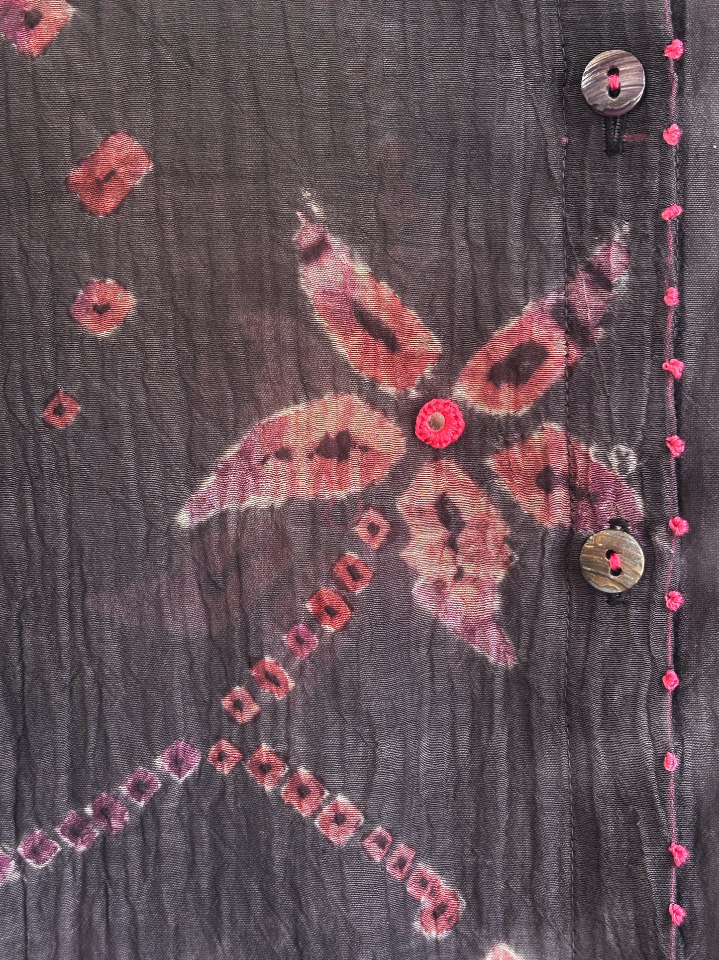 FLORAL SHIBORI SHIRT