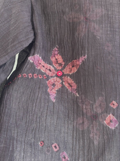 FLORAL SHIBORI SHIRT