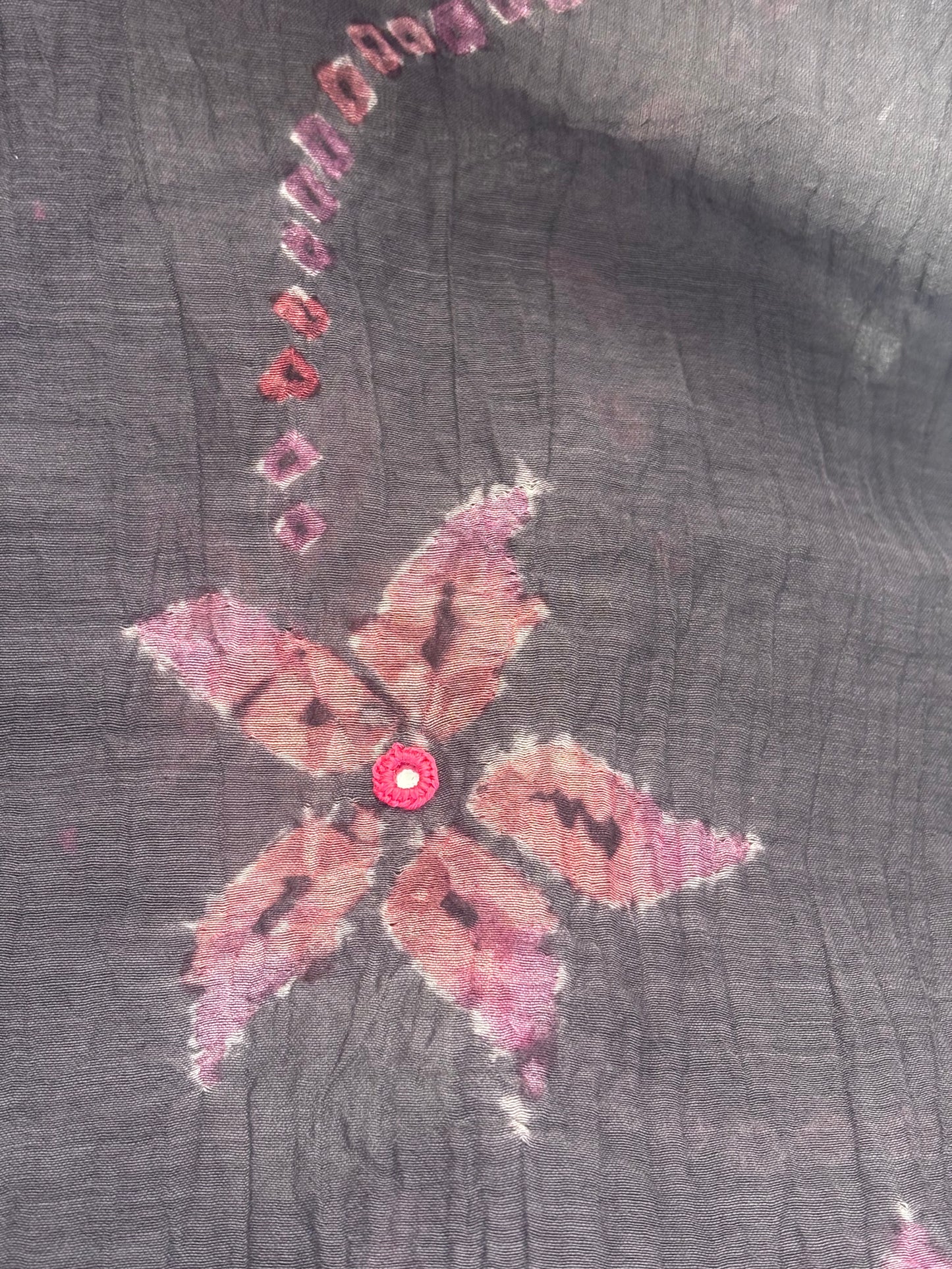 FLORAL SHIBORI SHIRT