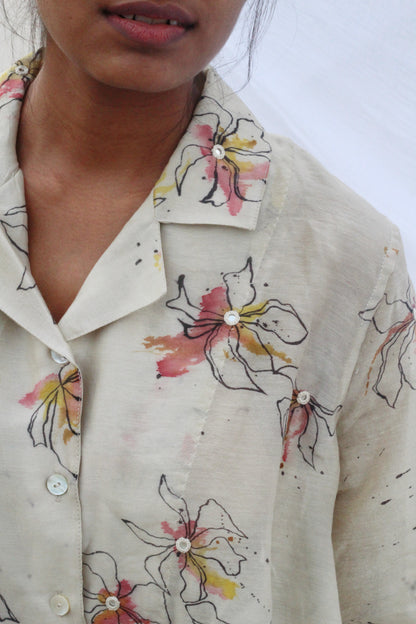 HAND PAINTED MULTICOLOUR OVERSIZED SHIRT